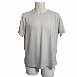 Fabletics Light Gray Short Sleeve Tee